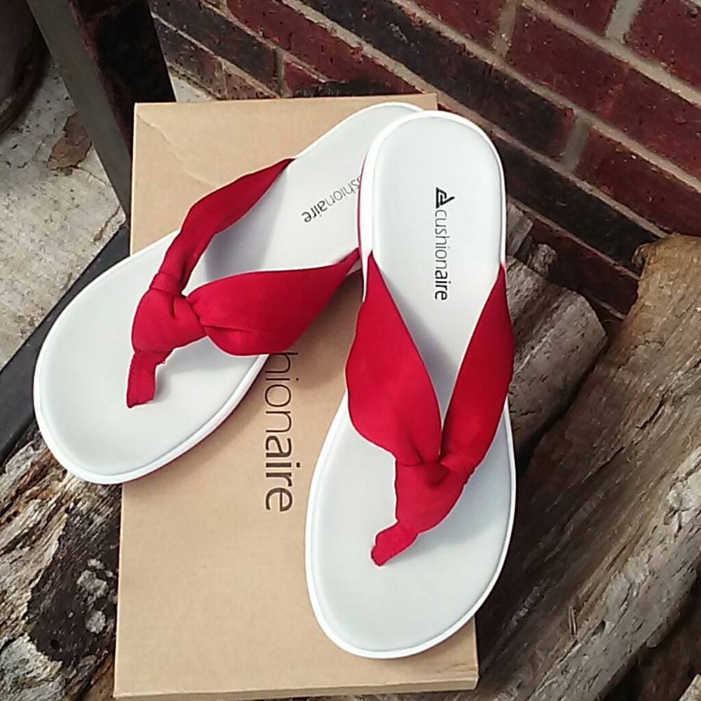 Nib Red Flip Flops - image 1